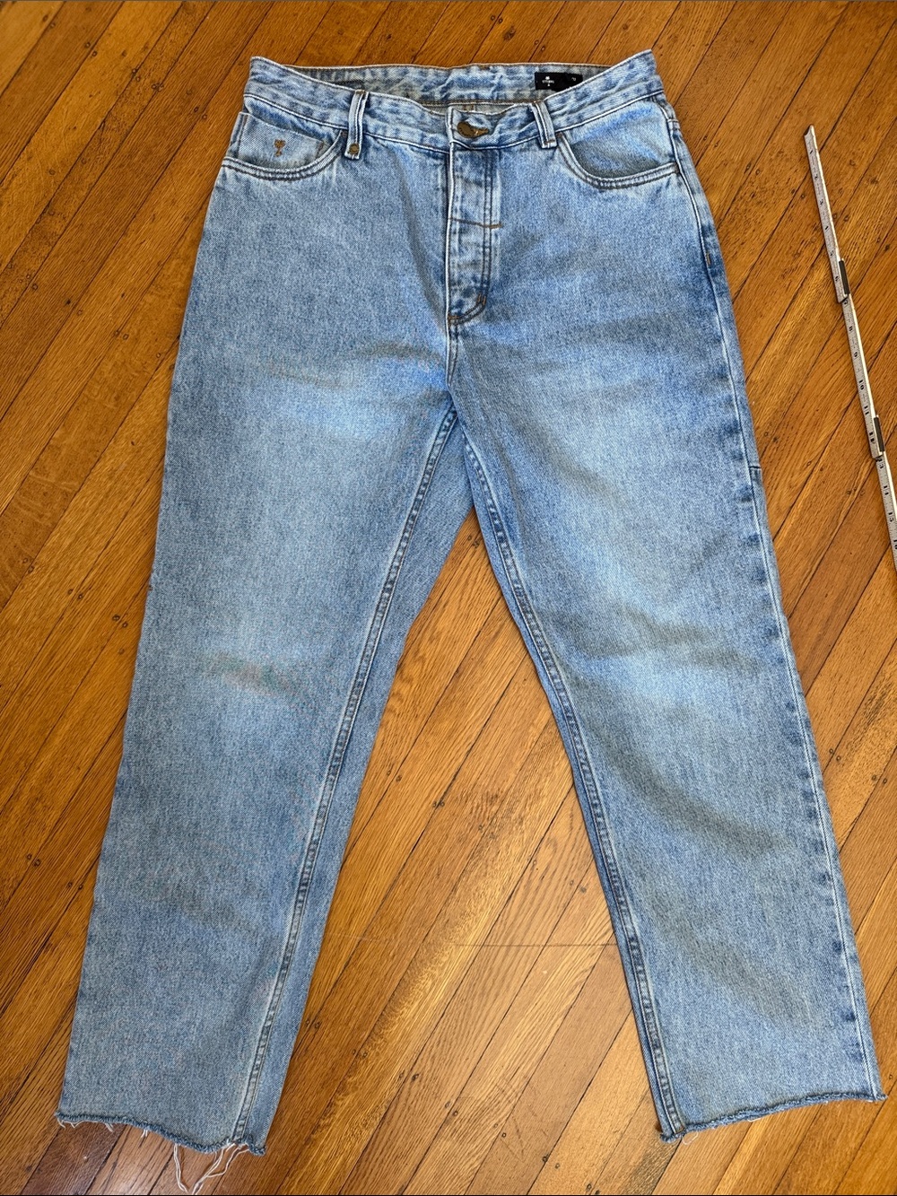Thrills Paige Mid Light Blue Cropped Jeans